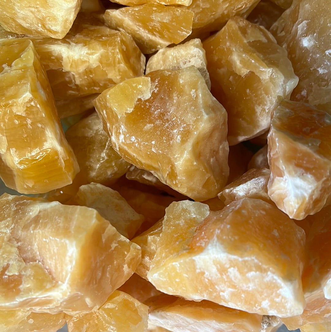 Orange Calcite Rough MMM